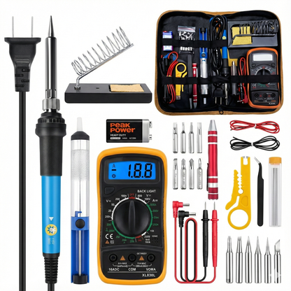 Multímetro Digital Con Cautín